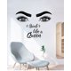 thumbnail image 2 of Hermosos ojos Adhesivo de pared Película adhesiva decorativa Adhesivo de pared Decoración de pared para sala de estar Dormitorio Oficina TUNC Sencillez, 2 of 5