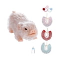 thumbnail image 4 of Conjunto de muñecos de cerditos reborn, animales interesantes, lindos y suaves, muñecos de cerditos recién nacidos para niños. Blanco, 4 of 9