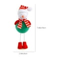 thumbnail image 5 of Vggrvlo Snowman Plush Tree Topper Cute Thanksgving Plush Doll for Office Snowman Xmas Treetop Ornament for Office, Indoor, Room, Mantel, 5 of 5