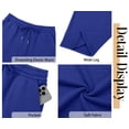 thumbnail image 6 of Fantaslook Womens Sweatpants Baggy Fleece Lined Wide Leg Sweatpants Drawstring Warm Lounge Pants with Pockets, 6 of 9