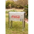 thumbnail image 3 of Leigh Country CP 98104 Galvanized Coca-Cola Rolling Cooler, 60 Quart,, 3 of 4