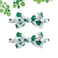 thumbnail image 2 of 2 pajaritas de trébol con estampado dorado para festival, accesorios de fotos para el Día de San Patricio (blanco), 2 of 7