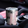 thumbnail image 4 of 30oz Border Collie Dogs with Pioneer Flower Tumblers Stainless Steel Tumbler with Lid and Straw,Vacuum Insulated Double Wall Travel Tumbler Cups Mug with Cleaning Brush for Coffee,Tea, 4 of 7