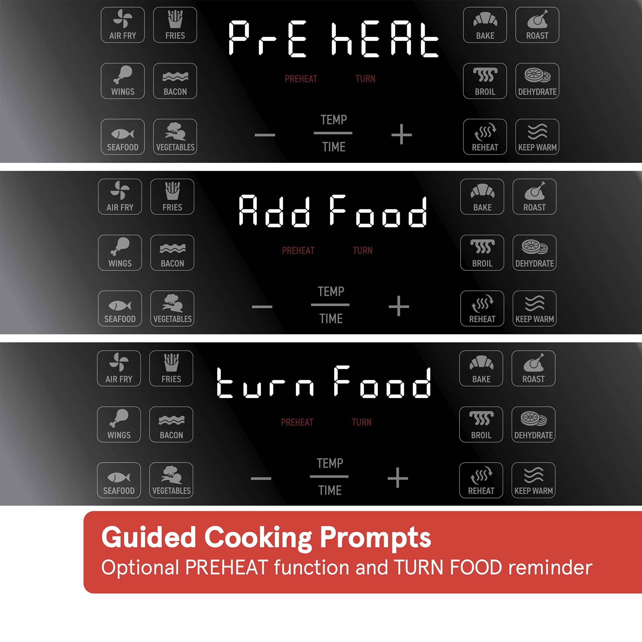 International, Gourmia GAF966 10-Quart Dual Basket Digital Air Fryer with  Smart Finish, Match Cook, 7 One-Touch Cooking Functions, Guided Cooking  Prompts, and Easy Clean-Up