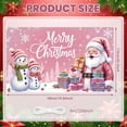 thumbnail image 2 of Pink Merry Christmas Banner Santa Claus Design Christmas Display Reindeer Pattern Christmas Tree Decor Santa Claus Backdrop for Christmas Party Holiday Celebration Indoor Decoration, 2 of 9