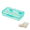 Sky Blue, variant on Sahpxhe Clear Transparent Plastic Pencil Box,Large Capacity Clear Storage Box with Snap-Tight Lid,Size7.87X2.36X4.33In,Give Away 100Pcs Blue Elf-Stick Notes,3x3 Inches To Do Lis