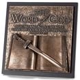 thumbnail image 2 of lighthouse christian products moments of faith word of god sculpture plaque, 8 3/4 x 8 3/4", 2 of 3