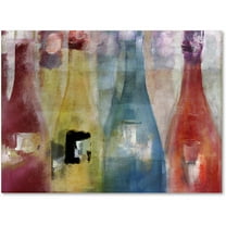 Trademark Fine Art "Bouteilles II" Canvas Art by Color Bakery