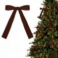thumbnail image 3 of Velvet Bow Wreath with Elegant Gold for Festive Home 24PCS, 3 of 4