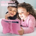 thumbnail image 6 of Butterfly Kids Case for Samsung Galaxy Tab S9 FE 5G 10.9"/ S9/ S8/ S7 11", Galaxy Tab A9+ Plus Case, Soft EVA Rotating Stand Lightweight Shockprof Kids Friendly Case Cover,Pink, 6 of 6