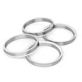 thumbnail image 4 of Hubcentric Rings (Pack of 4) - 66.9mm ID to 73.1mm OD - Silver Aluminum Hubrings - Compatible with Cadillac Chevrolet GMC Buick with 66.9mm Vehicle Hubs and 73.1mm Wheel Centerbore, 4 of 7