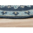 thumbnail image 5 of 7â€™ Round Blue Floral Medallion Area Rug, 5 of 5