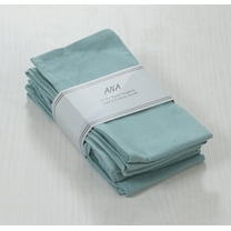 ANA Blue Cotton Cloth Napkins Set of 12 18x18 inch Cotton Dinner Napkins - Washable Soft Premium Hotel Quality Reusable Napkins Perfect Table Napkins for Family Dinners