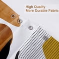 thumbnail image 3 of GFDYREE Rideau de Douche Mi-Siècle Rideau de Douche Abstrait Brun Boho Soleil Rideau de Douche Moderne Orange Rideau de Douche Géométrique Arche Minimaliste Rétro Feuilles Déco de Salle de Bain Imperméable Polyester, 3 of 7