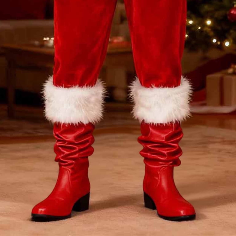 Christmas Santa Claus Boots Men display picture 3