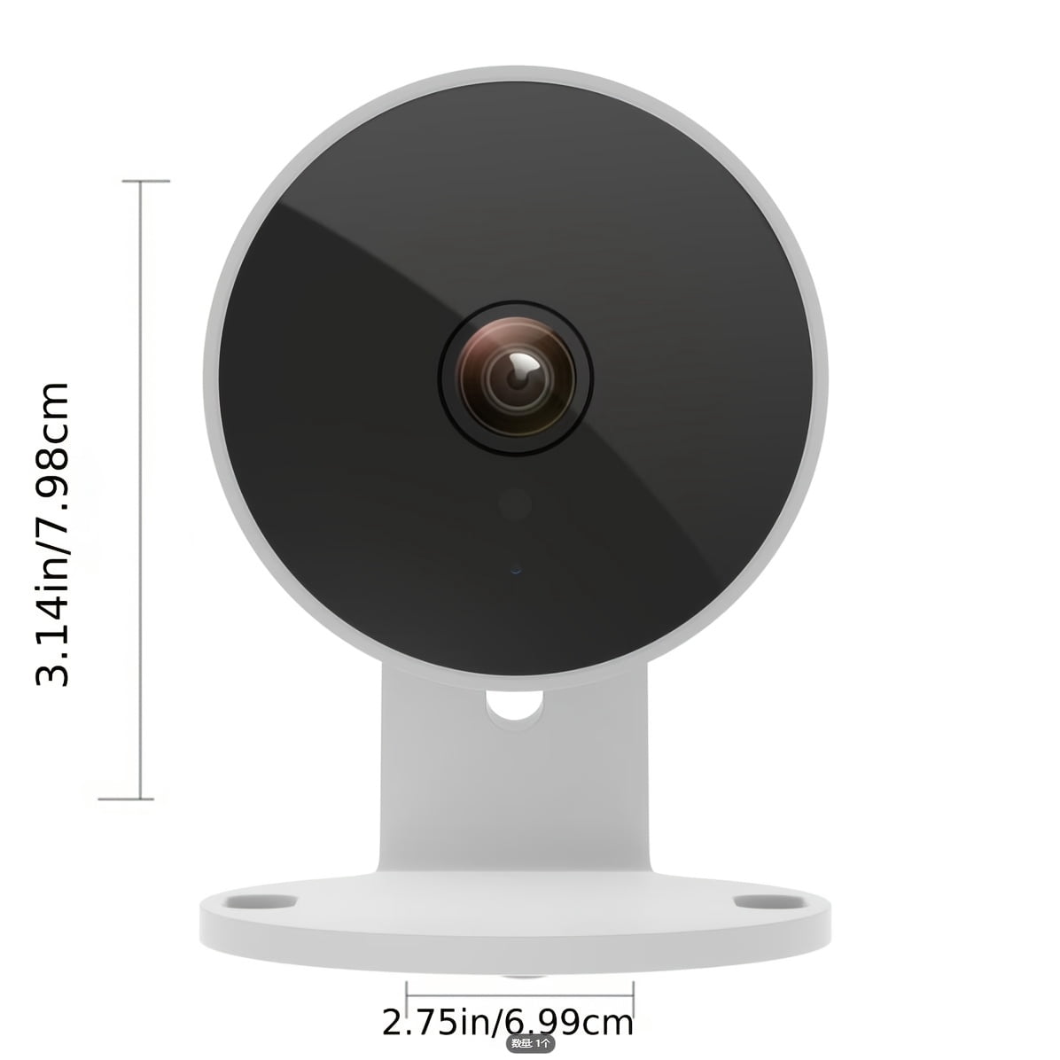 AI Smart Security Camera: 360° Panoramic View, 960P FHD Night Vision, Human Tracking, Two-Way Audio, 24/7 Recording for Home/Pet/Baby/Outdoor