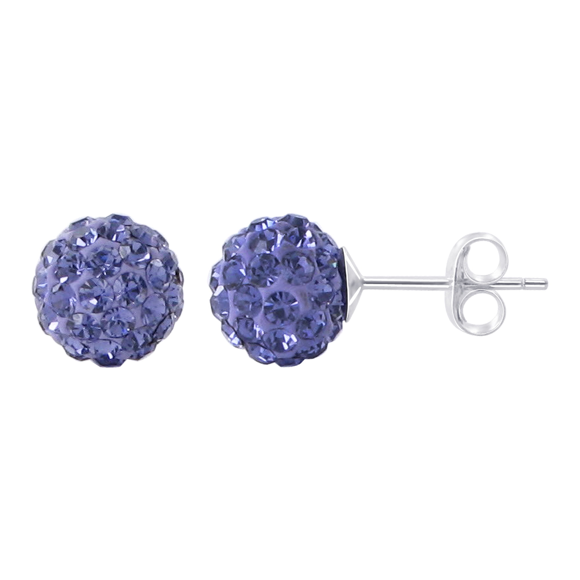SVC-JEWELS 3.50 CT Round Cut Tanzanite Solitaire Stud Earrings 14K Yellow Gold Over .925 Sterling Silver 7MM 