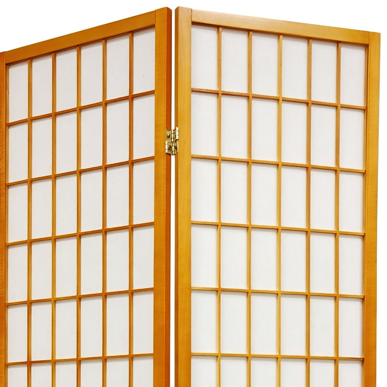 Free Shipping! Oriental Furniture 7 Ft Tall Window Pane Shoji Screen, 3 panel, honey color - Walmart.com Free Shipping! Oriental Furniture 7 Ft Tall Window Pane Shoji Screen, 3 panel, honey color - Walmart.com