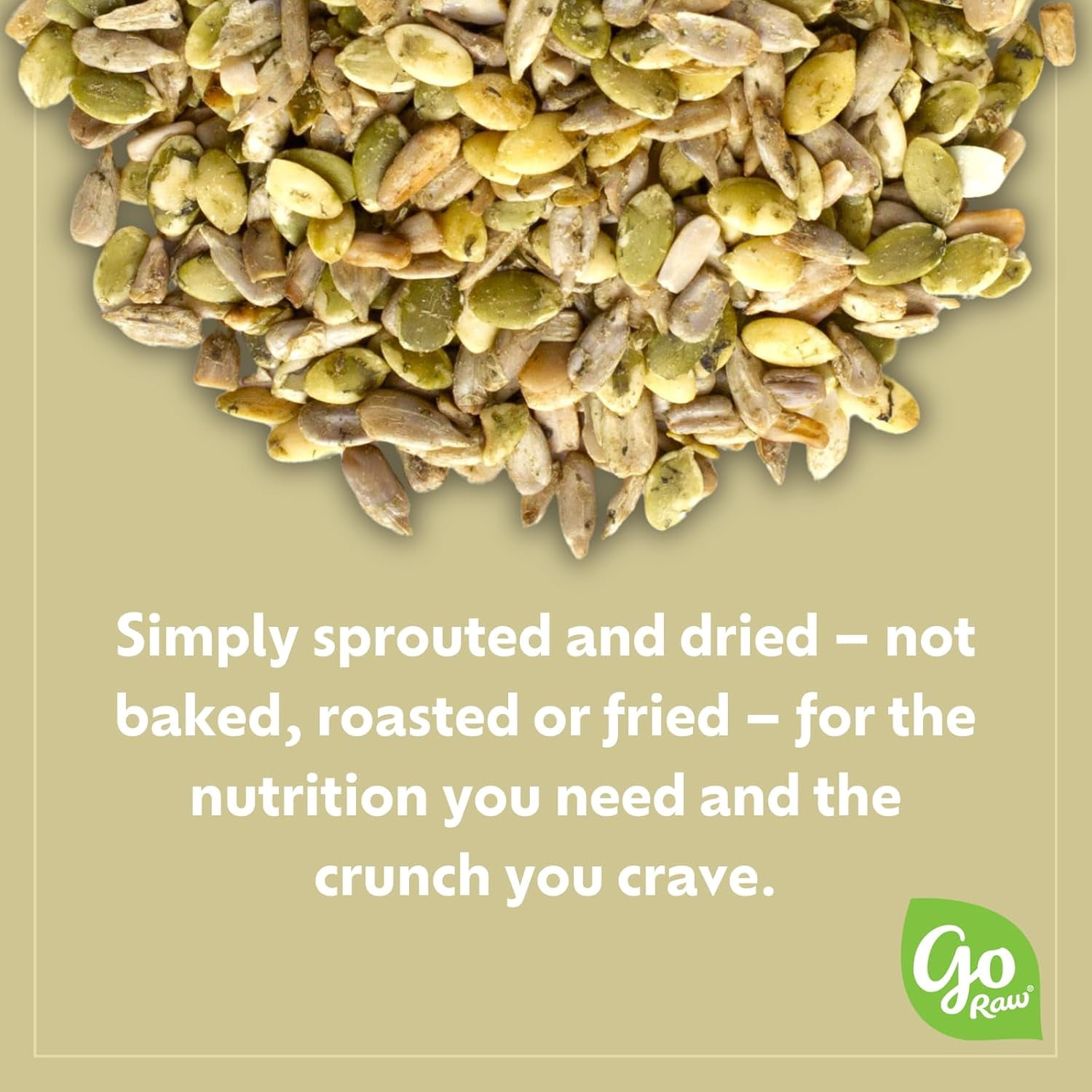 Pack of 6, Go Raw Organic Sprouted Super Simple Seeds - Sunflower and Pumpkin Seeds, 4 oz