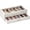 Beige, variant on Lolalet 12 Slots 2-Layer Sunglasses Organizer Box with Transparent Glass Lid for Eyewear Eyeglass -Black