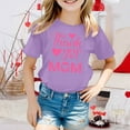 thumbnail image 2 of Bouquet Cute Printed Girls' Solid Color Casual Top, 2 of 4
