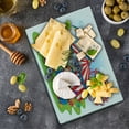 thumbnail image 5 of Circus Cutting Board, Circus Scene with Clowns on Grass Rainbow Ferris Wheel Happy Bubbles Theme, Decorative Tempered Glass Cutting and Serving Board, Small Size, Multicolor, by Ambesonne, 5 of 5