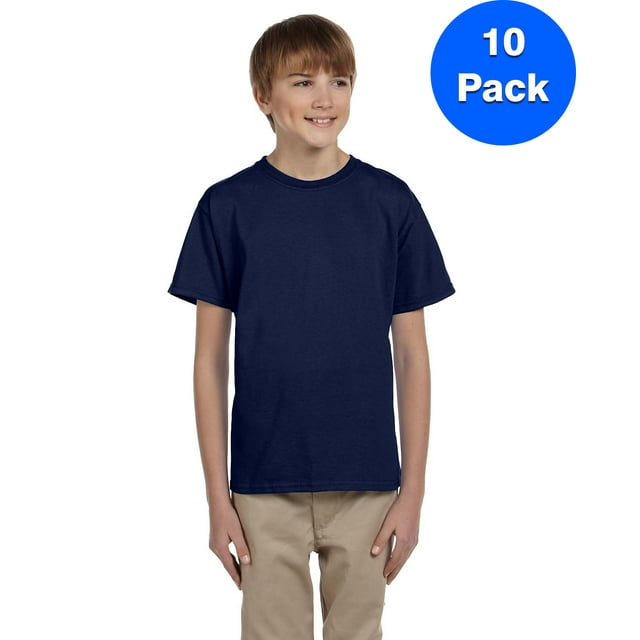 Hanes Youth 50/50 T-Shirt - 5370 (Pack Of 10)