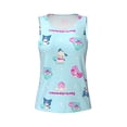 thumbnail image 4 of Lsque Sanrio Printed Workout Tank Tops for Women, Athletic Sports Tank Tops, Compression Sleeveless Dry Fit Shirts,Sleeveless Yoga Shirt-Medium, 4 of 9