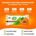 thumbnail image 5 of PROBAR - GO Energy Bars - Peanut Butter Chocolate Chip - Gluten-Free, Non-GMO, Whole Food Ingredient Snack Bars - 12 Pack, 5 of 5