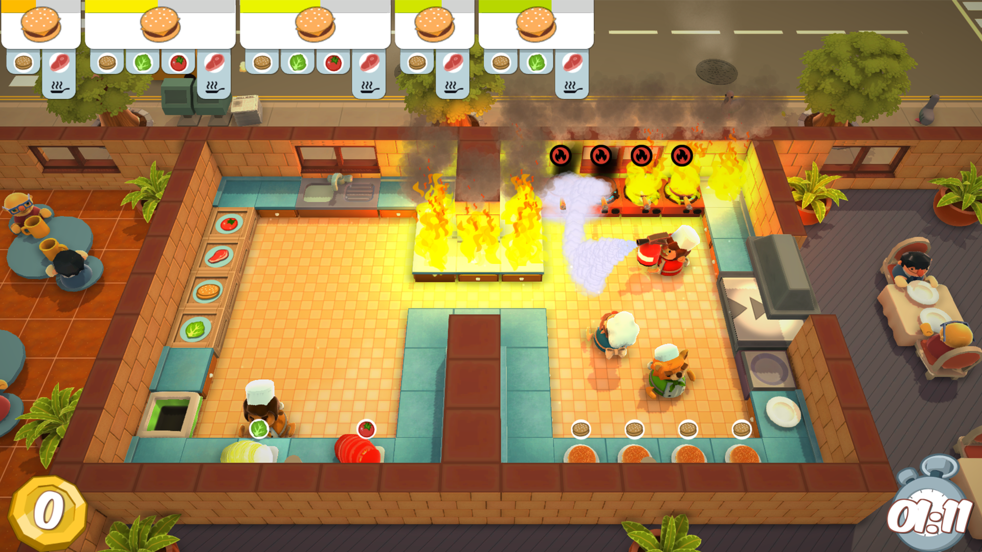 オーバークック1.2 Amazon.co.jp: Overcooked! : ゲーム