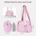 thumbnail image 5 of Lomyolo Weenkedder Bag Women Mini Sports Gym Bag - Waterproof Travel Bag with Wet Compartment, Lightweight Overnight Bag Valentines Day Birthday Gifts for 6 7 8 9 10 11 12 13 Year Old Teens Daughter, 5 of 6