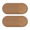 thumbnail image 1 of Parche de cuero sintético en blanco Uxcell, parches redondos de cuero sintético para sombreros con adhesivo para plancha, grabable rústico para reparación de tela DIY en sombreros Caqui, 1 of 6