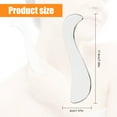 thumbnail image 1 of Guardurnaity Herramientas versátiles de masaje Gua Sha de acero inoxidable para todas las necesidades de masaje, raspador Gua Sha seguro Ayudas para vestirse con gancho de botón, 1 of 6