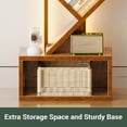 thumbnail image 4 of Casacomoda 6-Tier Tree Bookshelf with LED Light, Modern Corner Bookcase Display Shelf for Living Room, Bedroom & Home Office, Vintage, 4 of 11