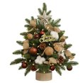 thumbnail image 1 of Small Artificial Xmas Trees, Tabletop Mini Christmas Tree, Pre-Lit Christmas Tree Desktop Ornaments for Xmas, 1 of 5