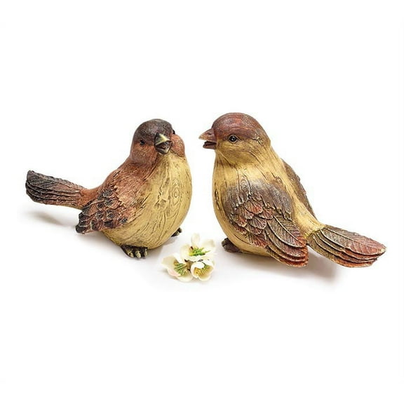 burton BURTON Fall Color Pair Of Bird Figurines