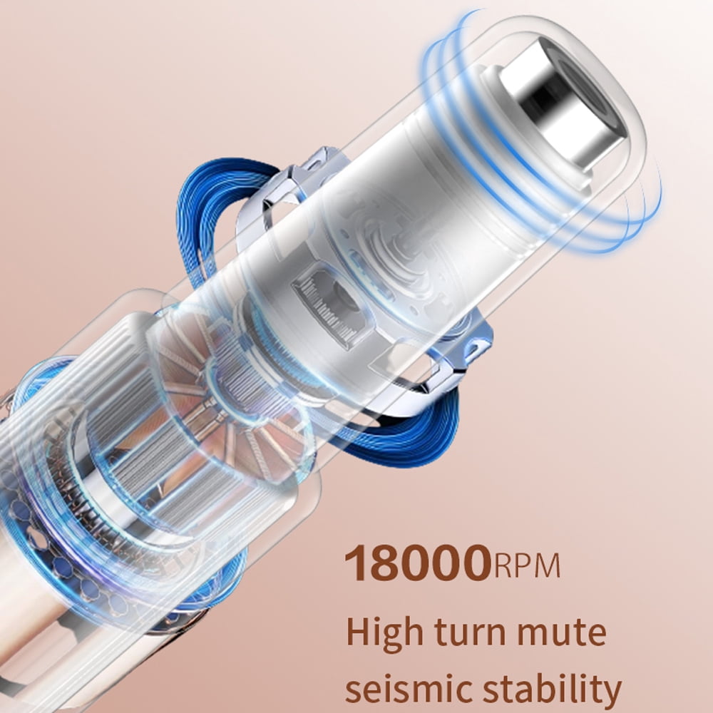 Professional Nail Lathe Rechargeable Nail Drill with UV Lamp Electric Nail File Manicure Machine 18000 rpm