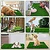 thumbnail image 2 of Artificial Grass Pad for Dogs, Strong Absorbency Dog Potty Training Mat, Fake Grass Pee Pad for Indoor Outdoor Use, 9.06x7.09 Inches, 1 Pack, 2 of 9