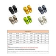 thumbnail image 2 of Gomelly Womens House Slippers Open Toe Slides Thick Sole Shower Shoes Breathable Slipper Socks Beach Bathroom Sandals Coffee 9.5-10, 2 of 7