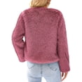 thumbnail image 2 of Abrigo PRETTYGARDEN Invierno 2025 Corto de Piel Sintética Rojo XXL, 2 of 8