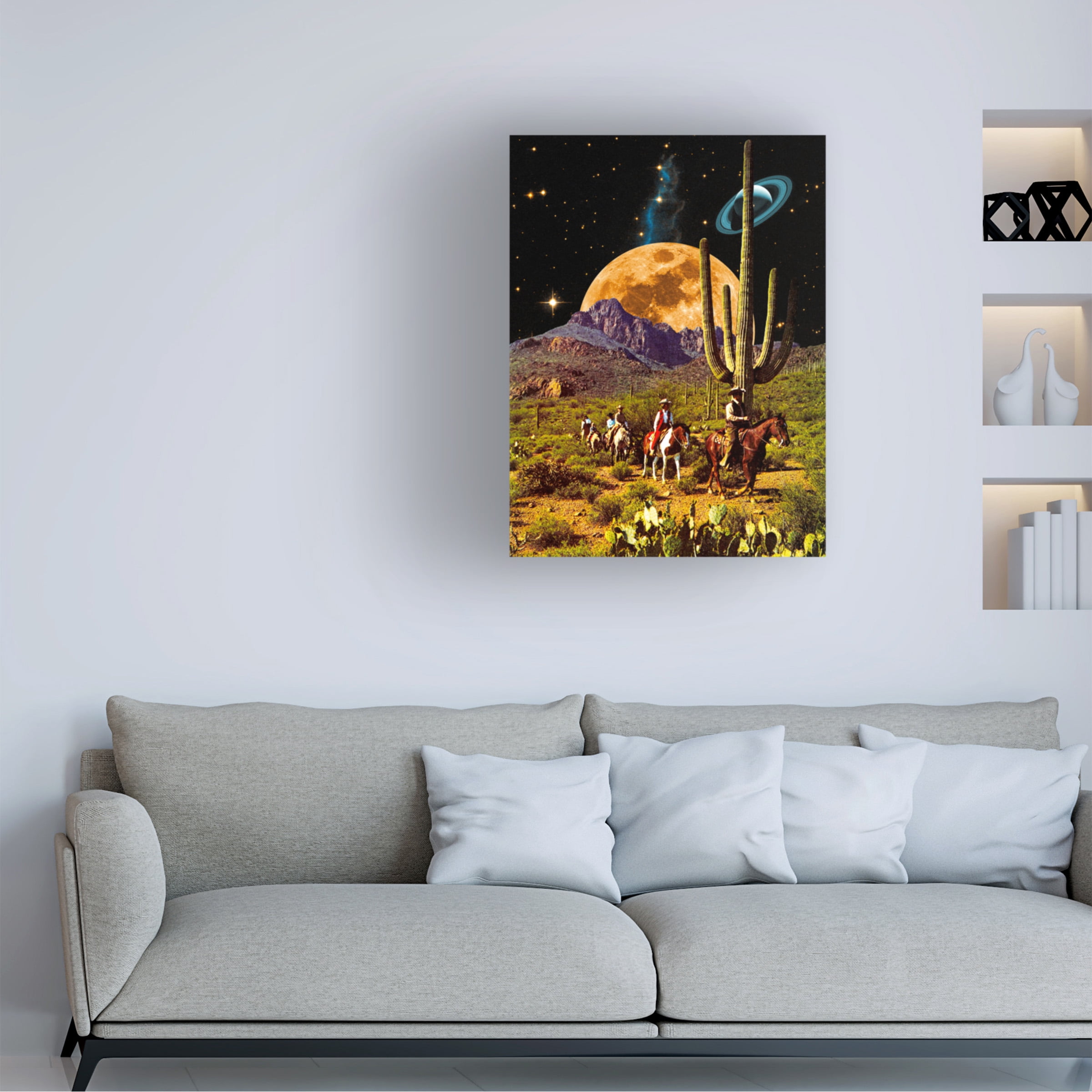 Taudalpoi 'Space Cowboys' Canvas Art