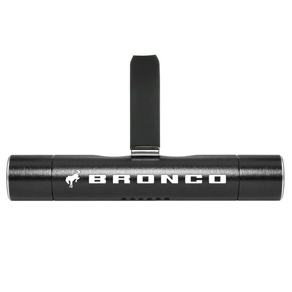Ford Bronco Car AC Vent Air Freshener Black Clip with adjustable window and 10 Refill Sticks