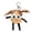 A, variant on Plush Keychain Toys for Kids Cute Ugly Big Eyes Sausage Mouth Keychain Fluffy Key Ring Backpack Purse Pendant Gift Fashion Bag Accessory Backpack Clips for Girls Boys