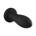 thumbnail image 4 of Atomic Thrusting Light-Up Twister Rechargeable Silicone Vibrating Anal Plug with Remote Control, Black, 4 of 5
