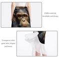 thumbnail image 2 of Monkey Stylish Chiffon Summer Dress with Polyester Straps - Ideal Women's Beach Skirt, 2 of 6