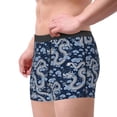 thumbnail image 3 of Wukai Dragons Print Men’s Underwear Breathable Boxer Briefs,&nbsp;Moisture Wicking & Breathable-Large, 3 of 7