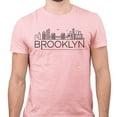 thumbnail image 2 of Skyline Brooklyn New York Shirt Unisex Small Pink, 2 of 5