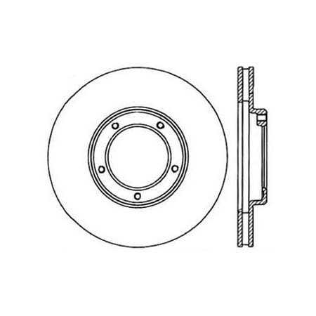 StopTech 128.44108R StopTech Sport Rotors; Drilled; Front Right;9.96 in. Dia.; 1.63 in. Height; Fits select: 1995-2004 TOYOTA TACOMA