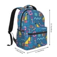 thumbnail image 2 of Fotbe Sailboat With Sailing Mochila Casual con Estampado para Escuela, Viajes y Actividades al Aire Libre - Duradera, Ligera y Cómoda, 2 of 5