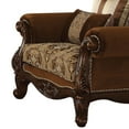 thumbnail image 5 of Acme Furniture Jardena Chair w/2 Pillows, Fabric & Cherry Oak  (50657), 5 of 5